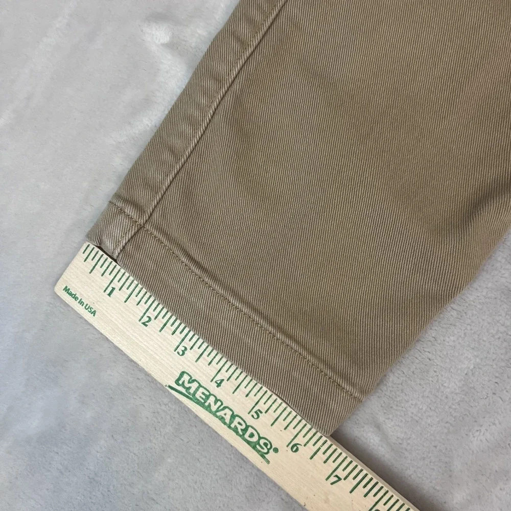 Y2K Levis Cargo Pants Mens 32x32 Tan Tapered Leg Skater Grunge Streetwear Casual